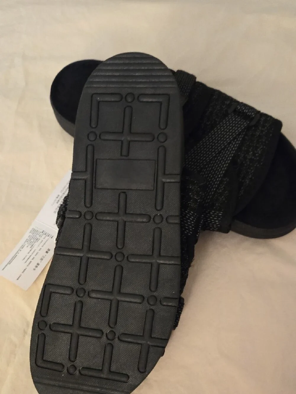 Men’s Black Slide Sandals - Cushioned Comfort